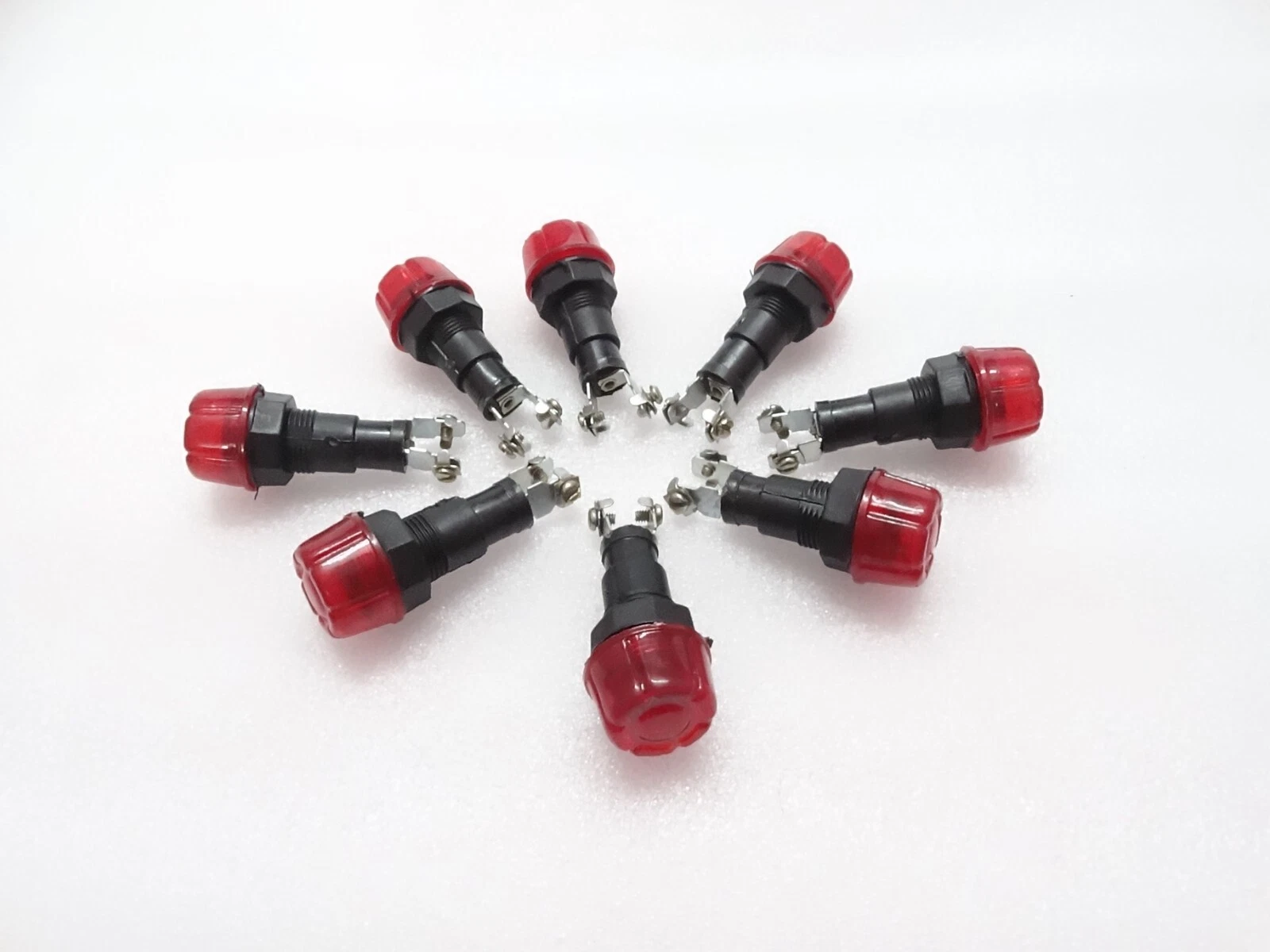 10x RED DASH CHARGING WARNING LIGHT LAMP 12V (Without Bulb) FITS Massey Ferguson