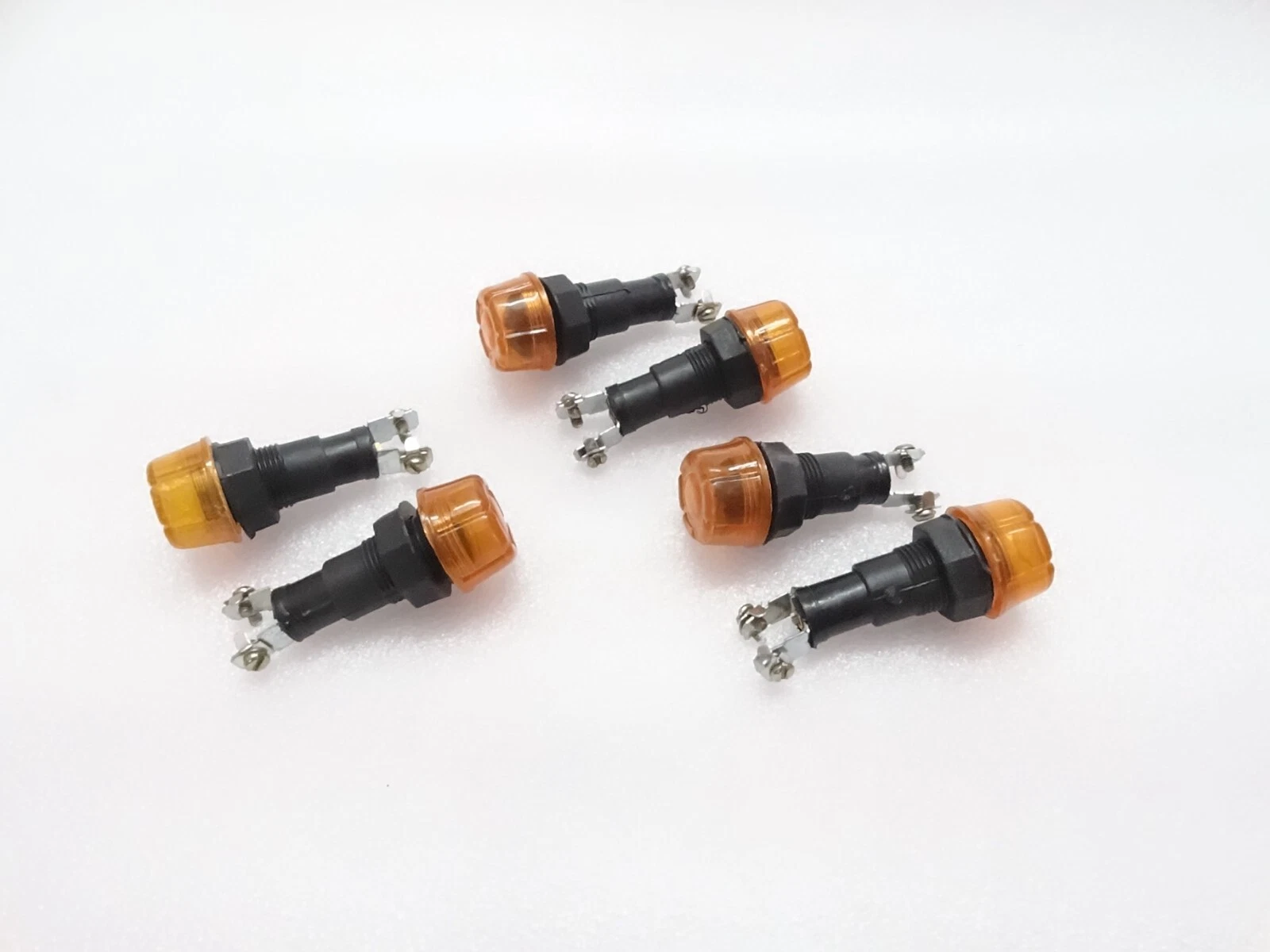 8x AMBER DASH CHARGING WARNING LIGHT LAMP 12V (Without Bulb) FIT Massey Ferguson