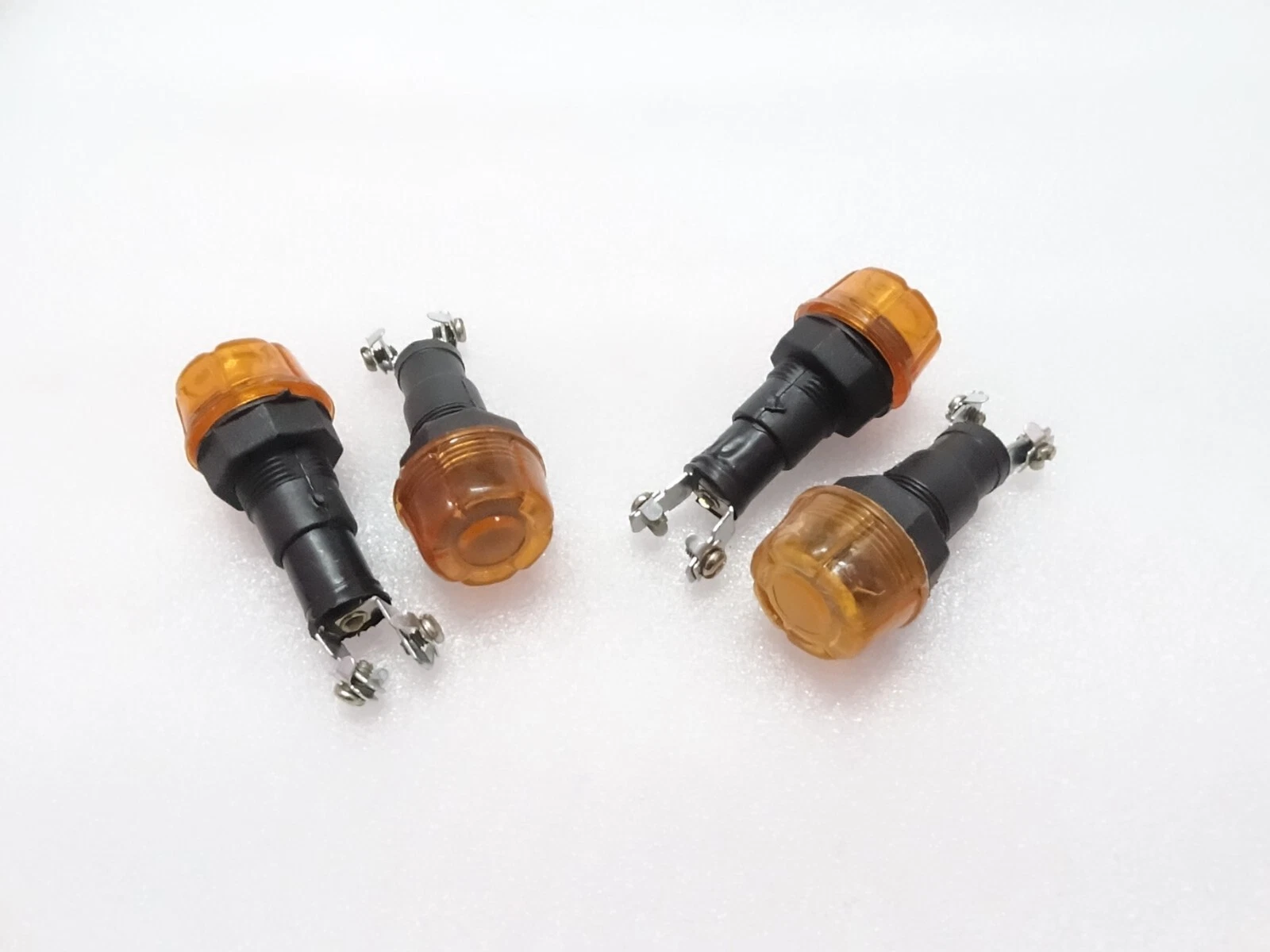 4x AMBER DASH CHARGING WARNING LIGHT LAMP 12V (Without Bulb) FIT Massey Ferguson