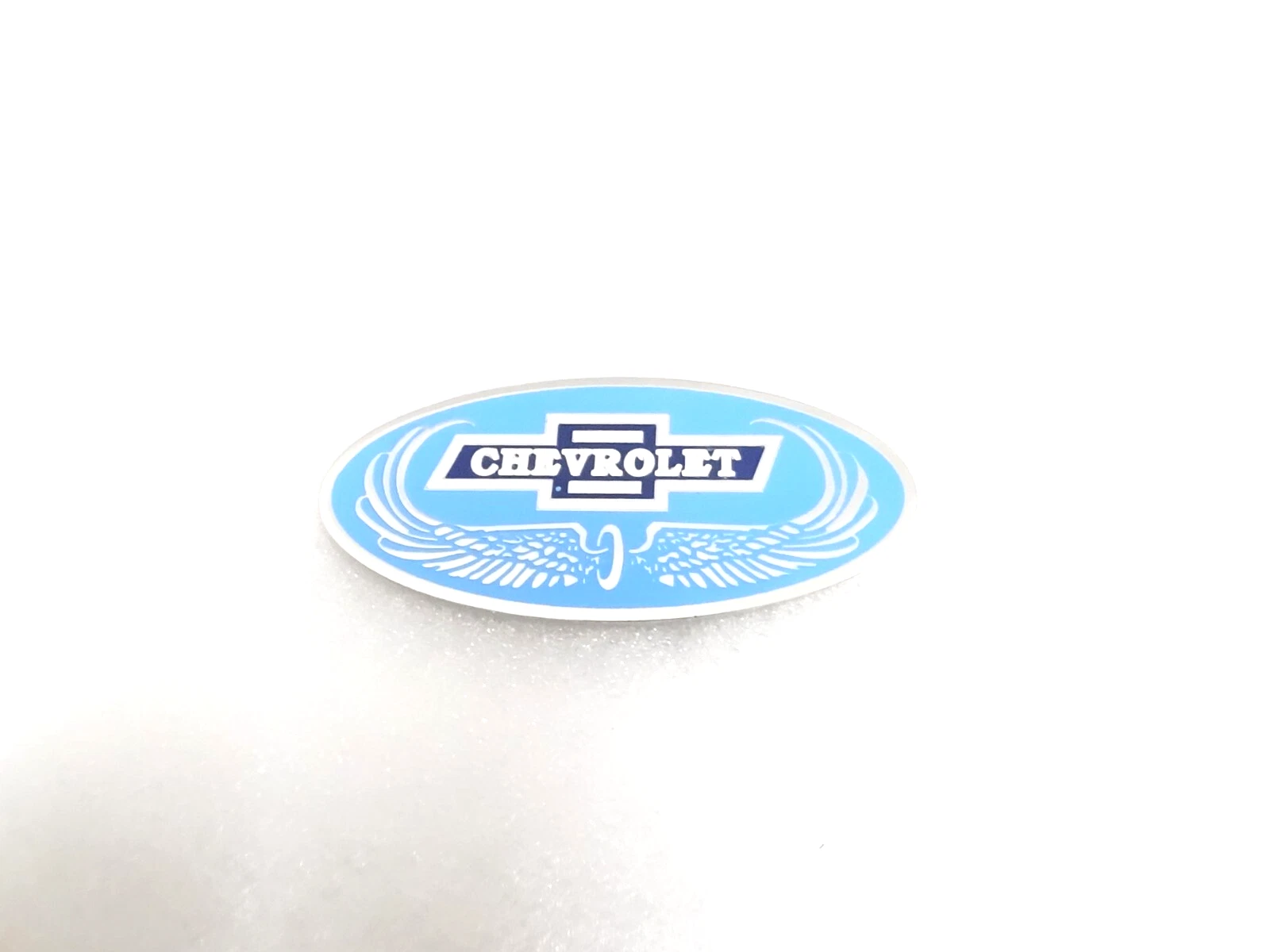 BADGE EMBLEM MONOGRAN FITS CLASSIC VINTAGE CHEVY CHEVROLET IN BLUE #V413-8