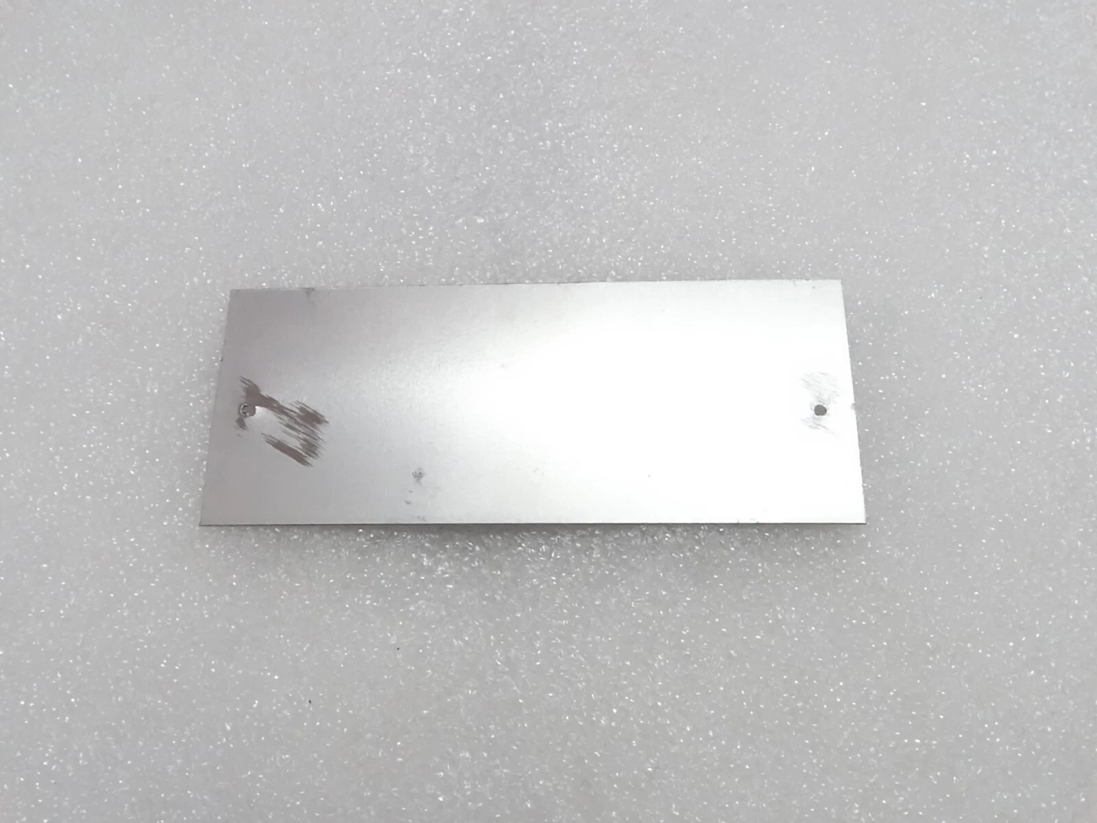 Norton Black Aluminium Data Plate ID Tag Frame Vintage New Motorcycle #23C15
