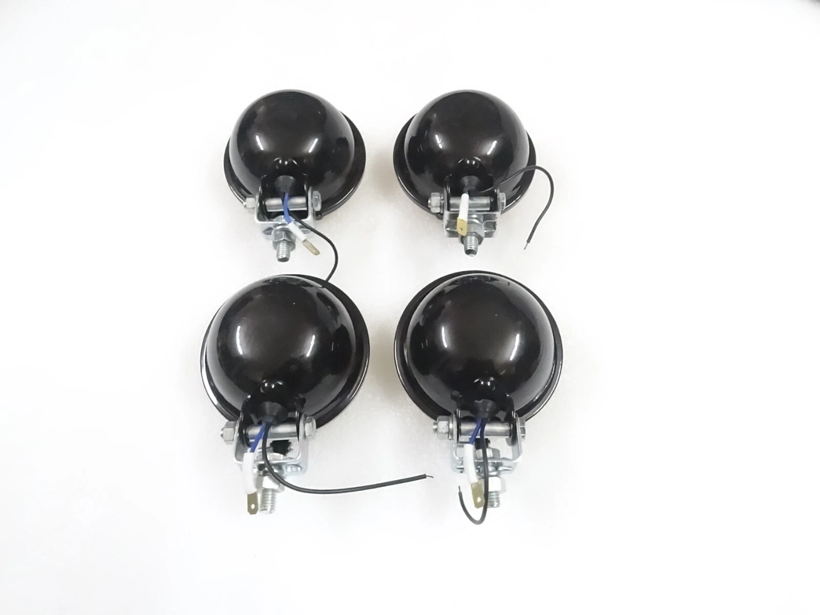 4x 3.5" Spot Light Yellow Lens & Halogen Bulb For Jeep Car Bike Scooter #17-41