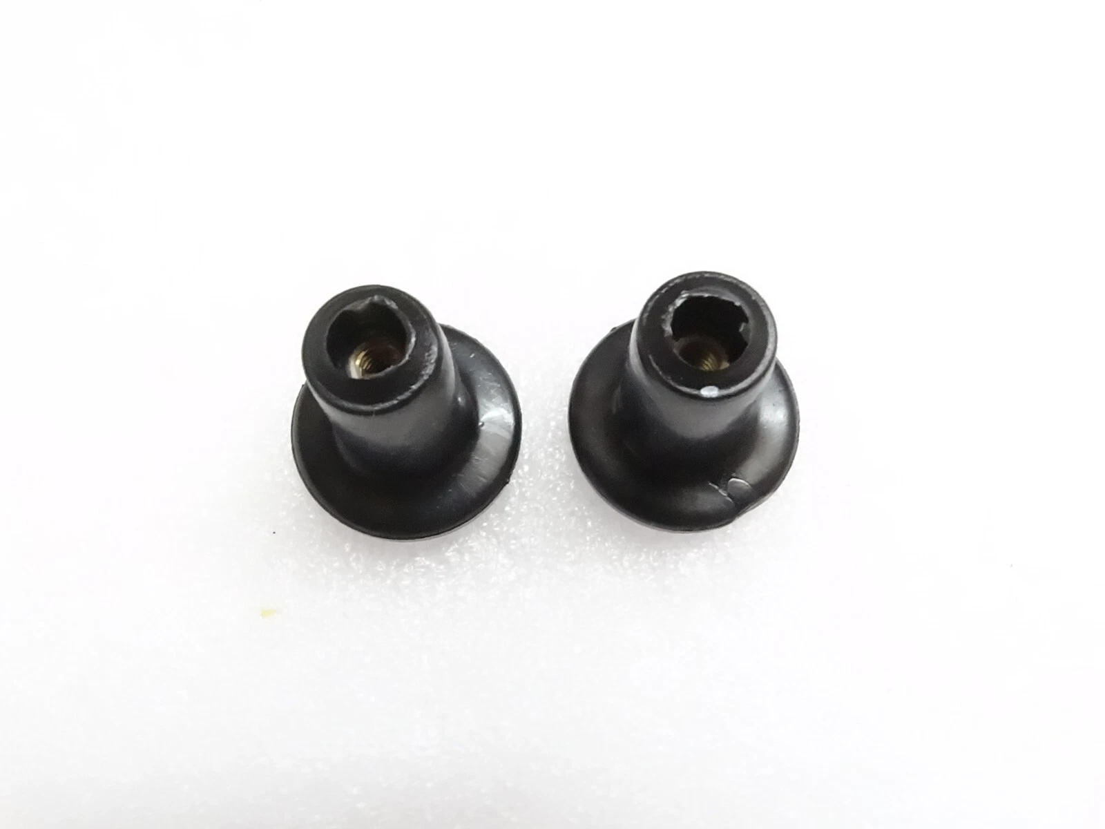 2x Stop Control Knob (Black) For Massey Ferguson Tractor #17D24