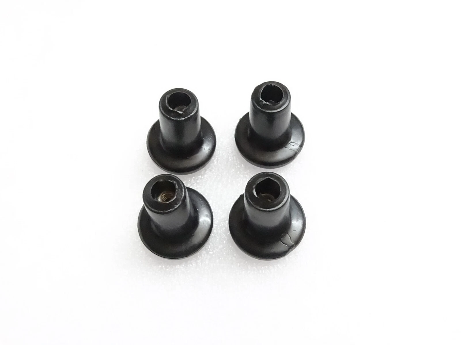 4x Stop Control Knob (Black) For Massey Ferguson Tractor #17D24