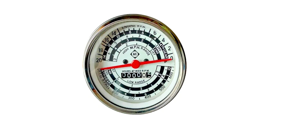 Tachometer For Allis Chalmers D14, D15, D17 Gas / Diesel ACW #18-14
