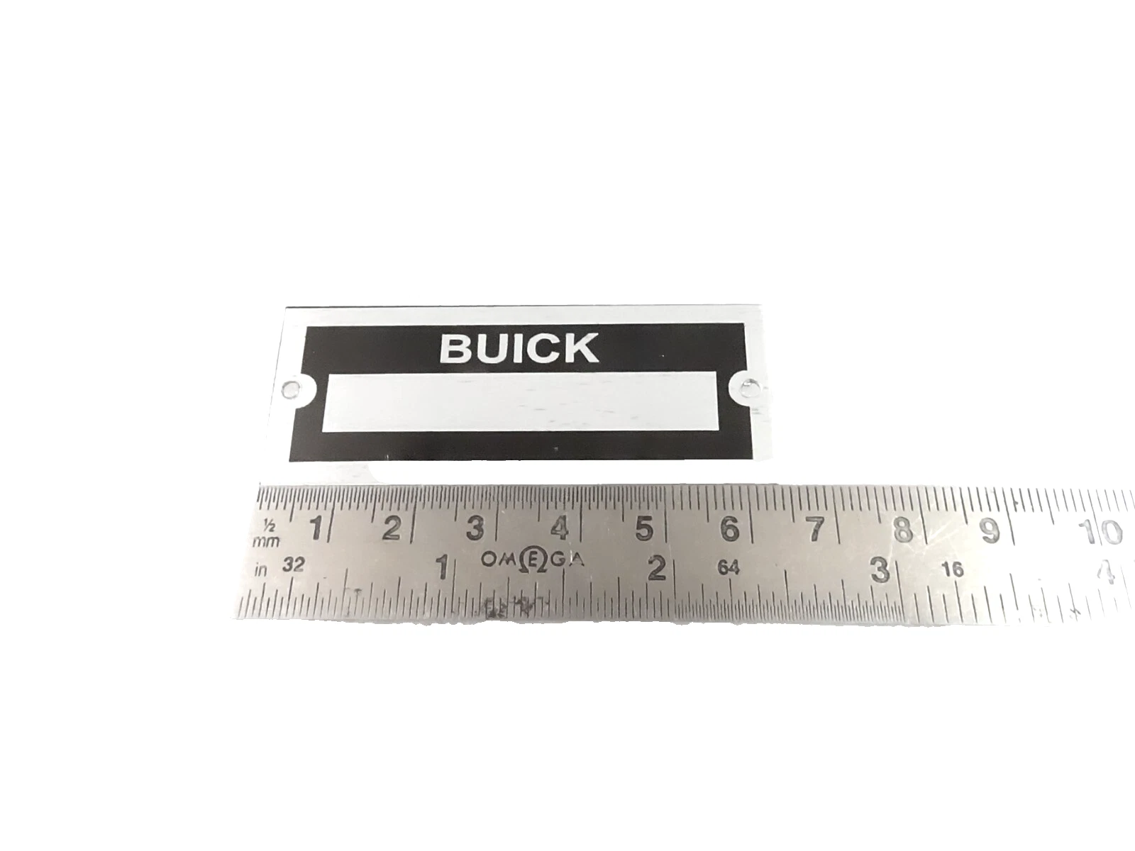 DATA PLATE BLANK FOR VINTAGE CLASSIC BUICK #V459-8