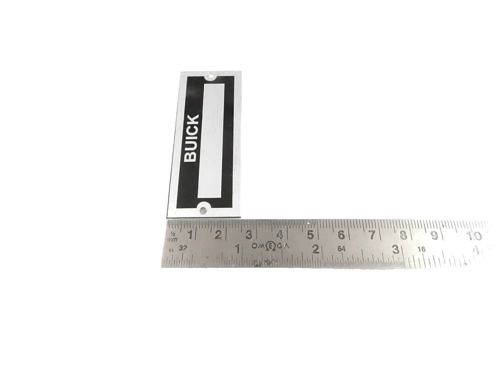 DATA PLATE BLANK FOR VINTAGE CLASSIC BUICK #V459-8