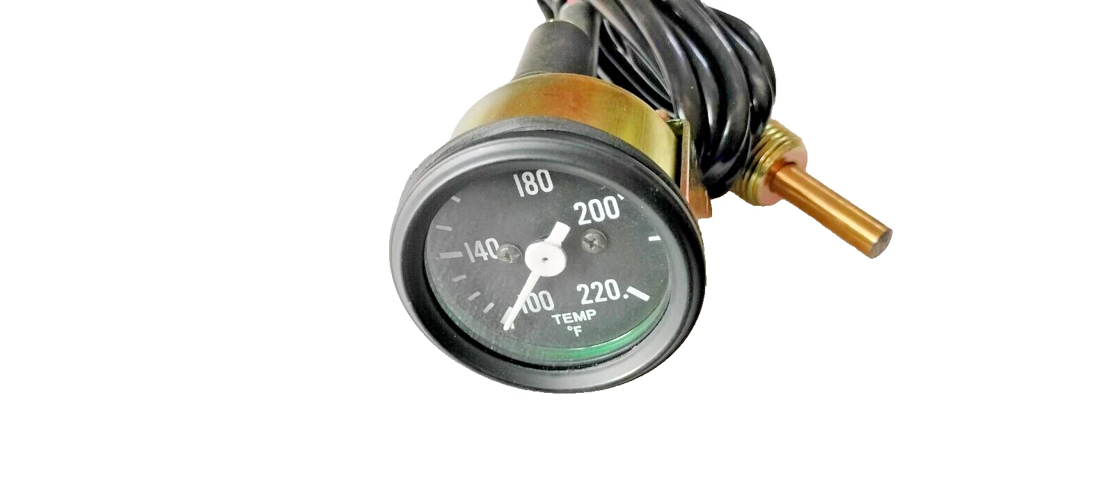 Water Temperature Gauge For Smith White Chrome 4 Meter Capillary #18-36