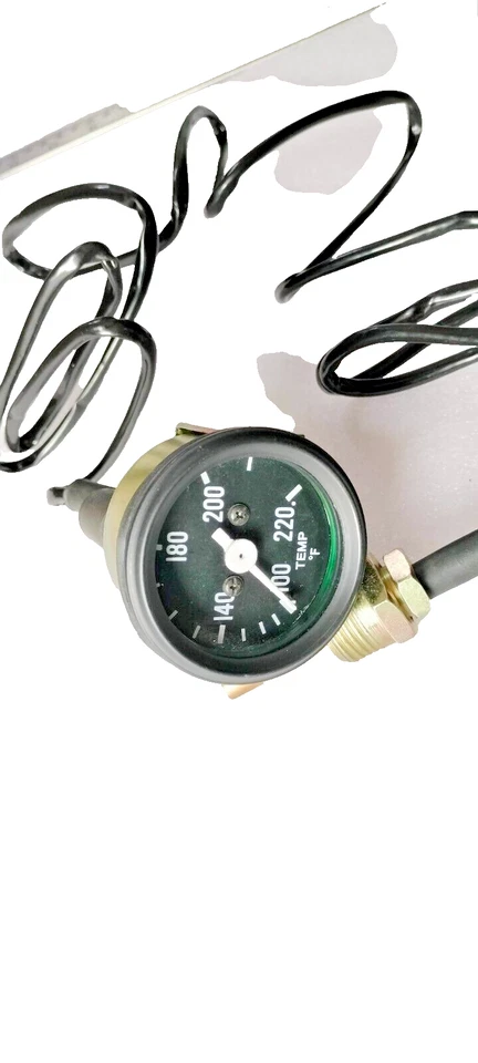 Water Temperature Gauge For Smith White Chrome 4 Meter Capillary #18-36