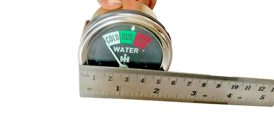 Water Temperature Gauge For IH/Farmall Tractor With Water Gauge... #18-61