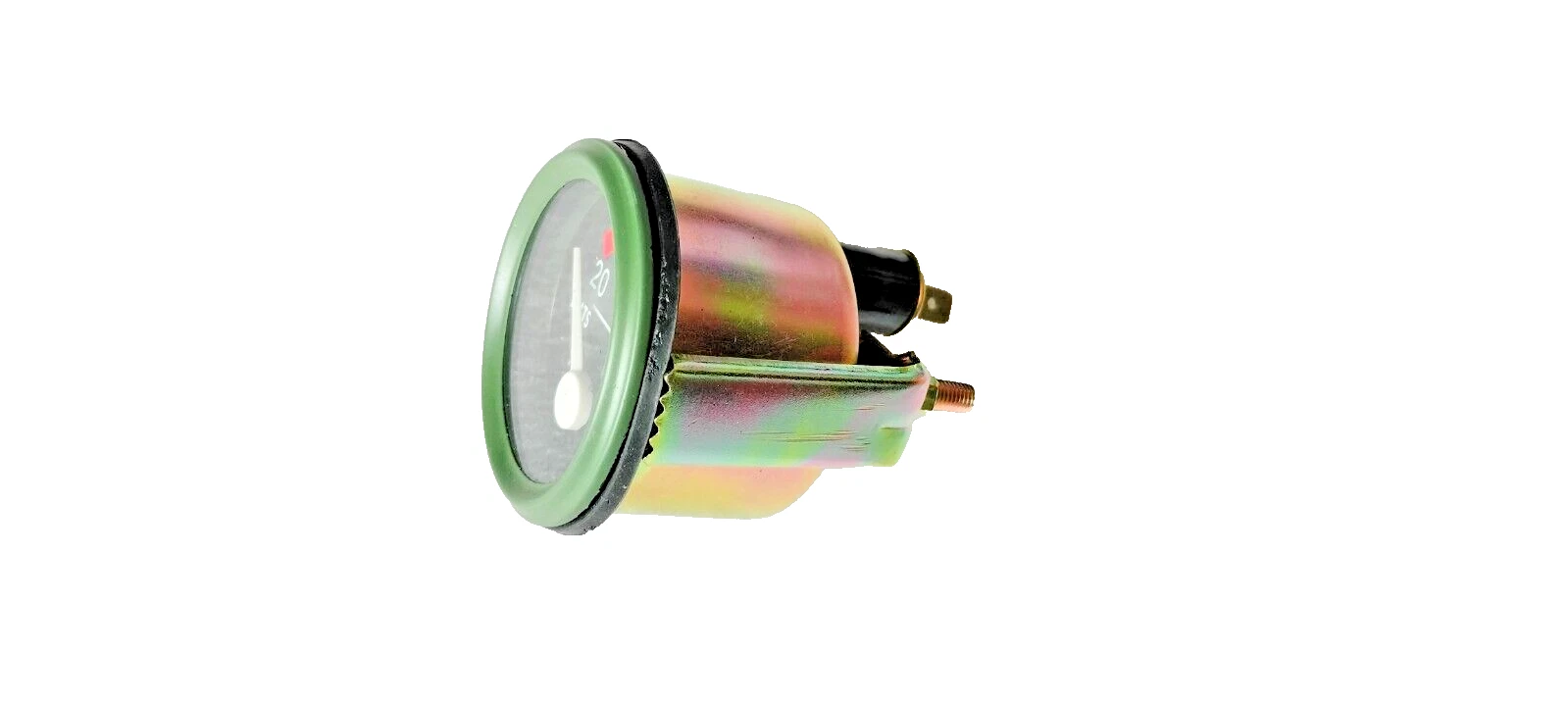 24V Gauge 52mm 2 1/16" Olive Green Bezel For Jeep Car Bus Truck Tractor Crane