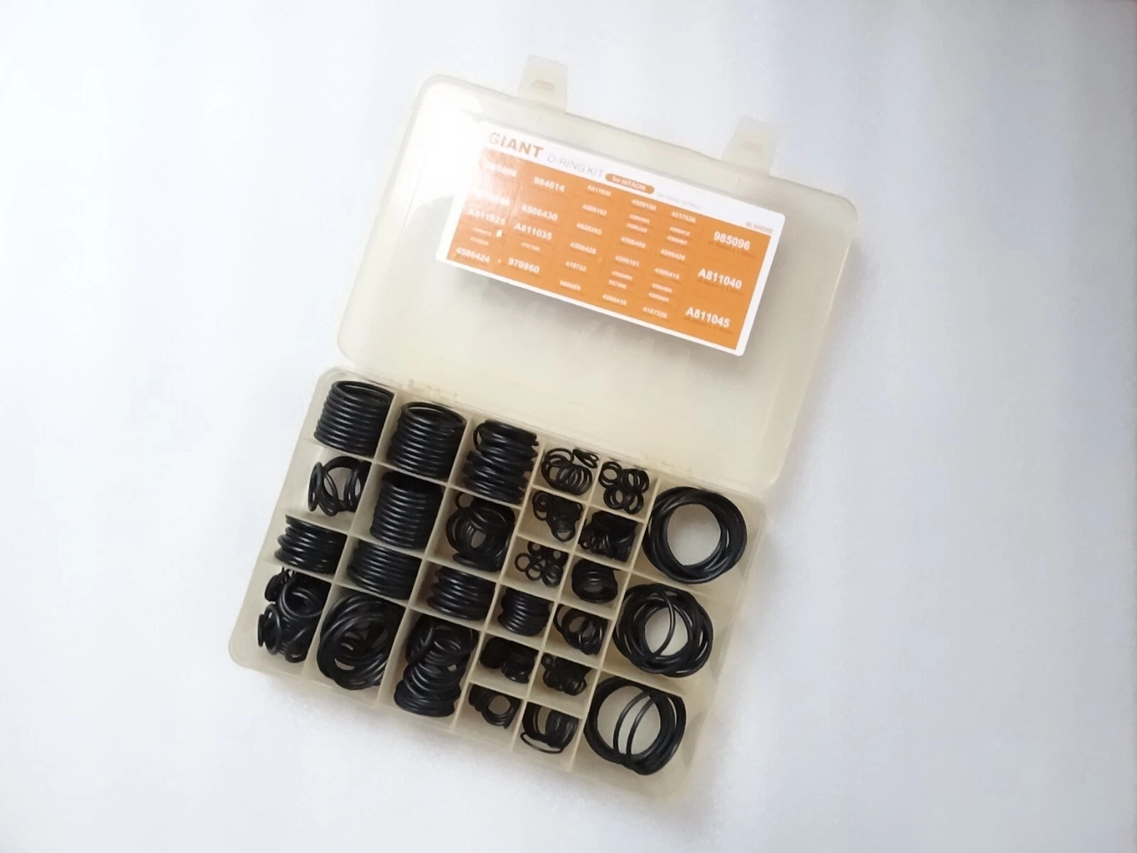383pcs O Ring Box Seal Kit For Hitachi EX100 EX200 EX300 Excavator Repair Gasket