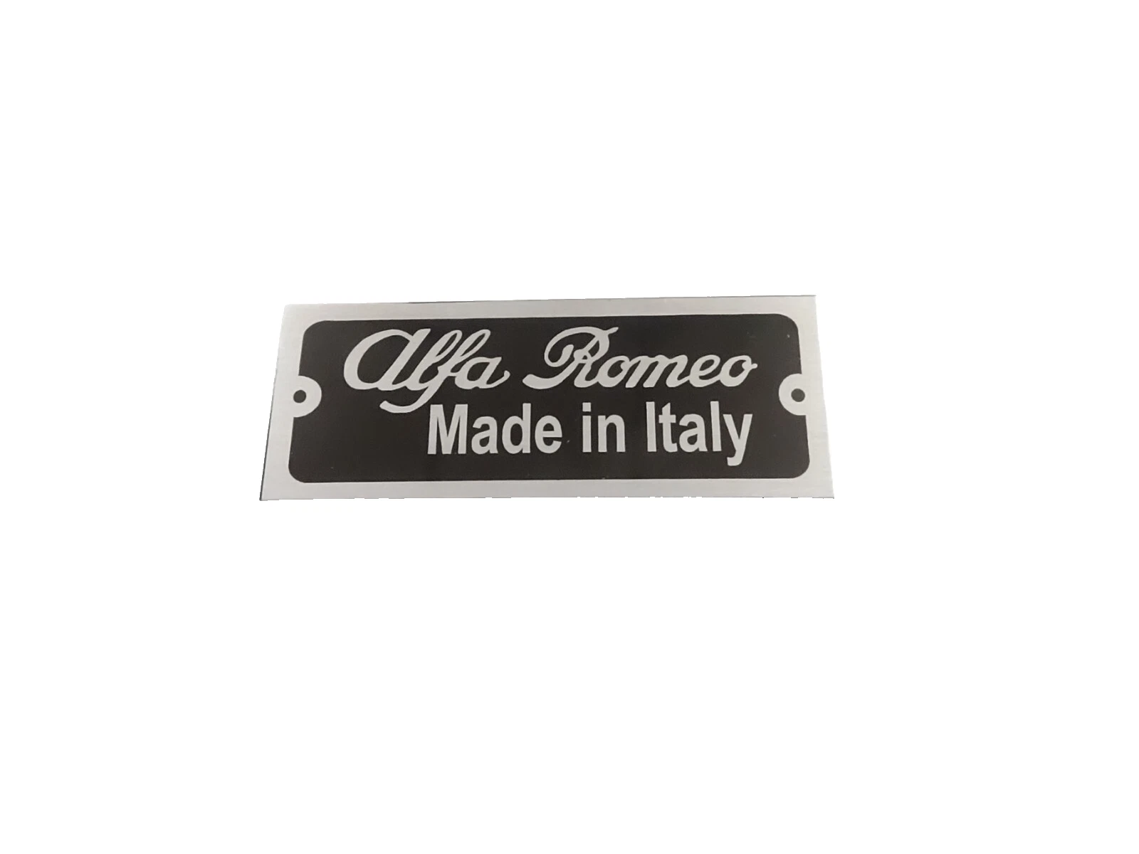 DATA PLATE FITS CLASSIC ALFA ROMEO MADE IN ITALY #V410-8