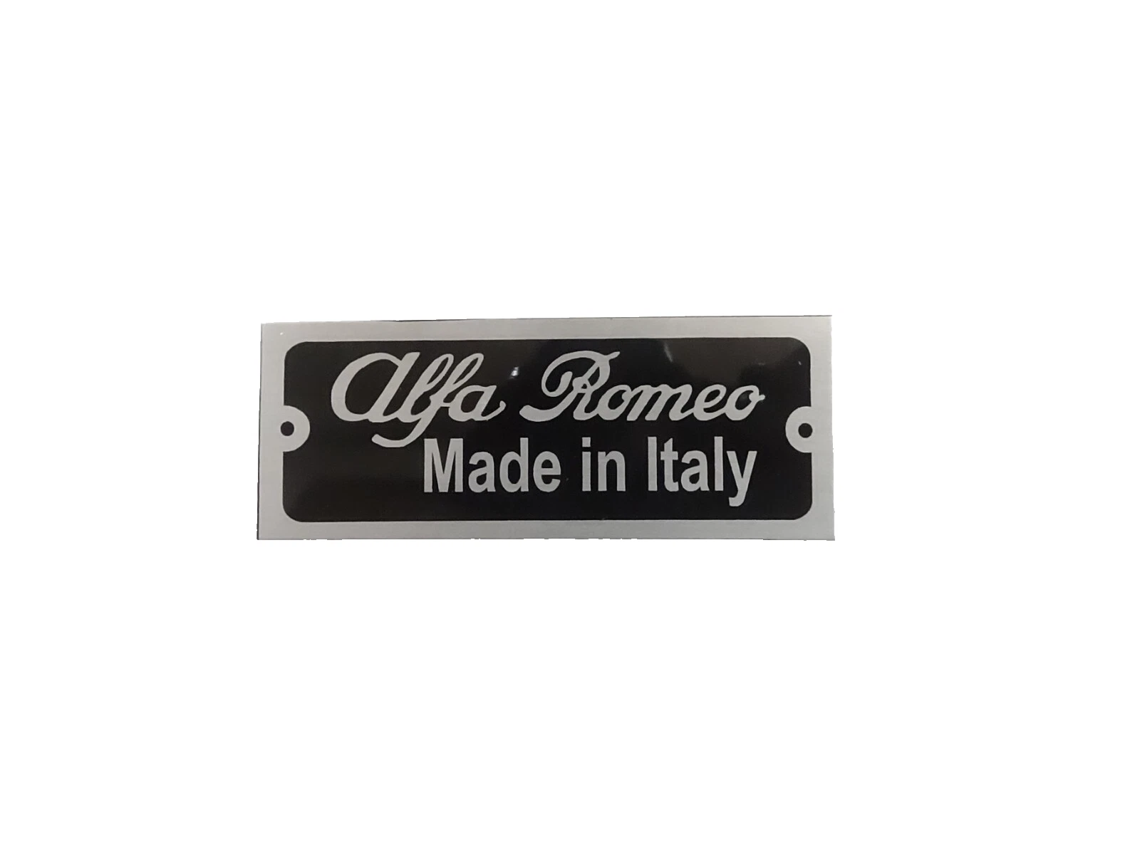 DATA PLATE FITS CLASSIC ALFA ROMEO MADE IN ITALY #V410-8