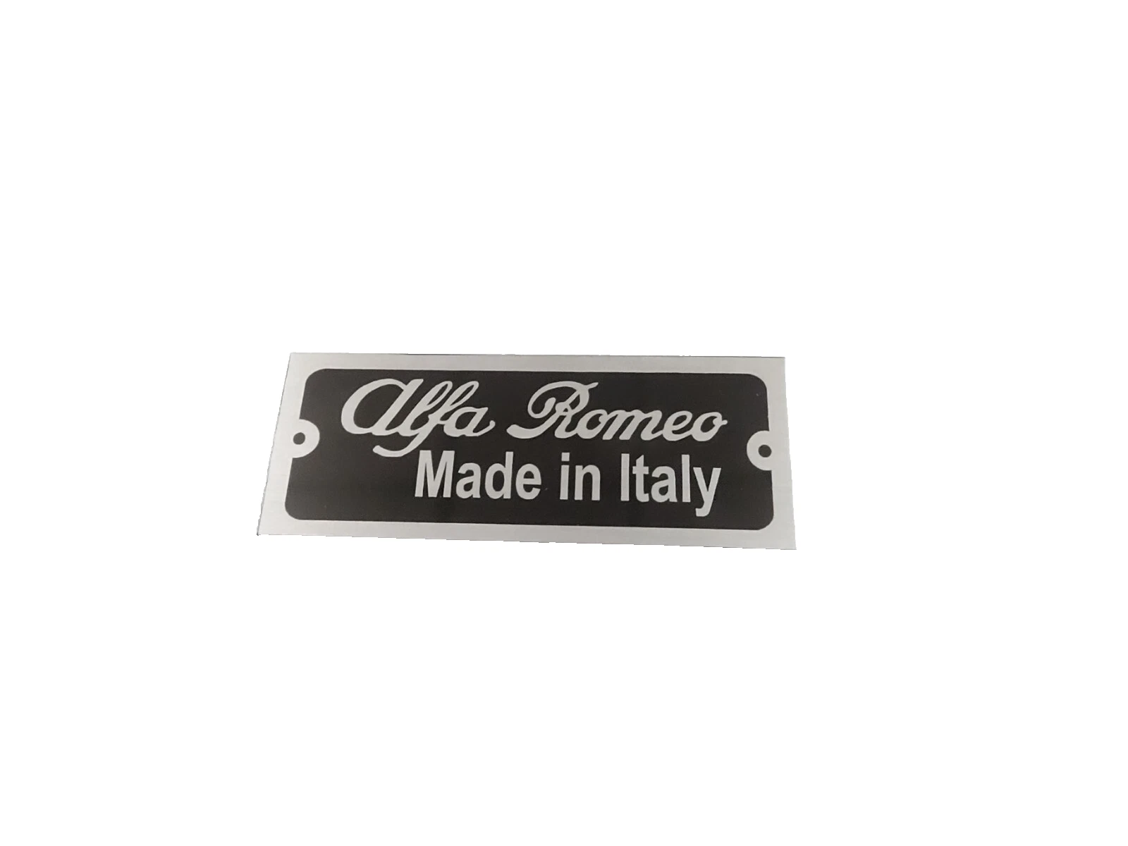 DATA PLATE FITS CLASSIC ALFA ROMEO MADE IN ITALY #V410-8