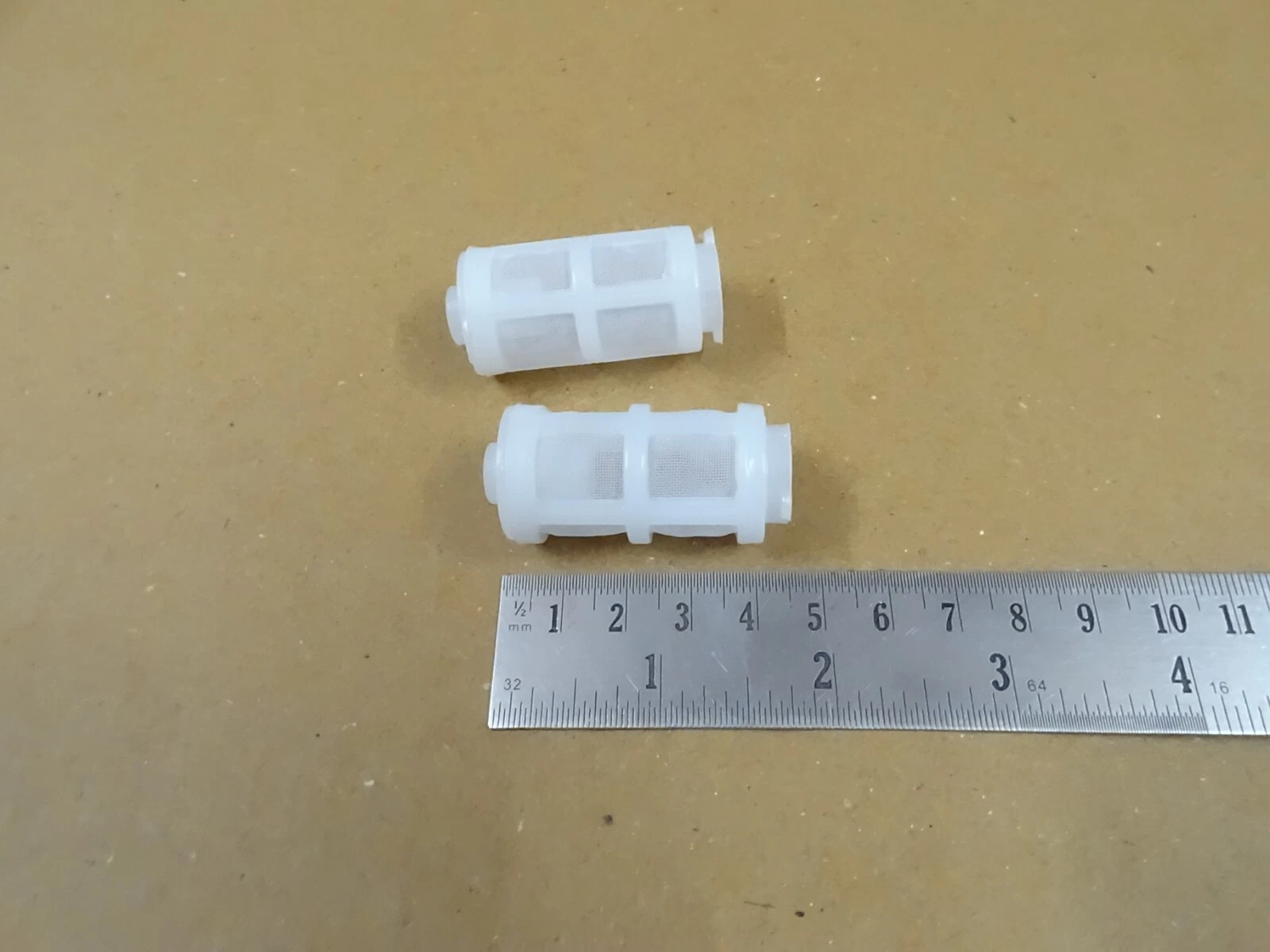 2x Fuel Pump Glassy Filter For Massey Ferguson Tractors #19-11